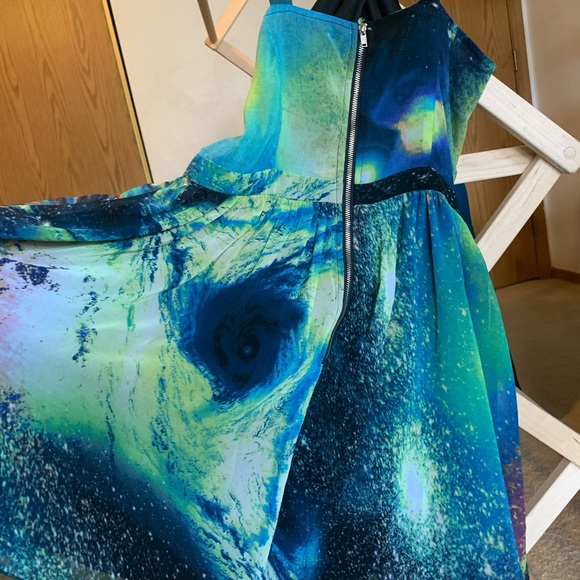 ModCloth Crisscross the Universe A-line dress - Picture 9 of 11